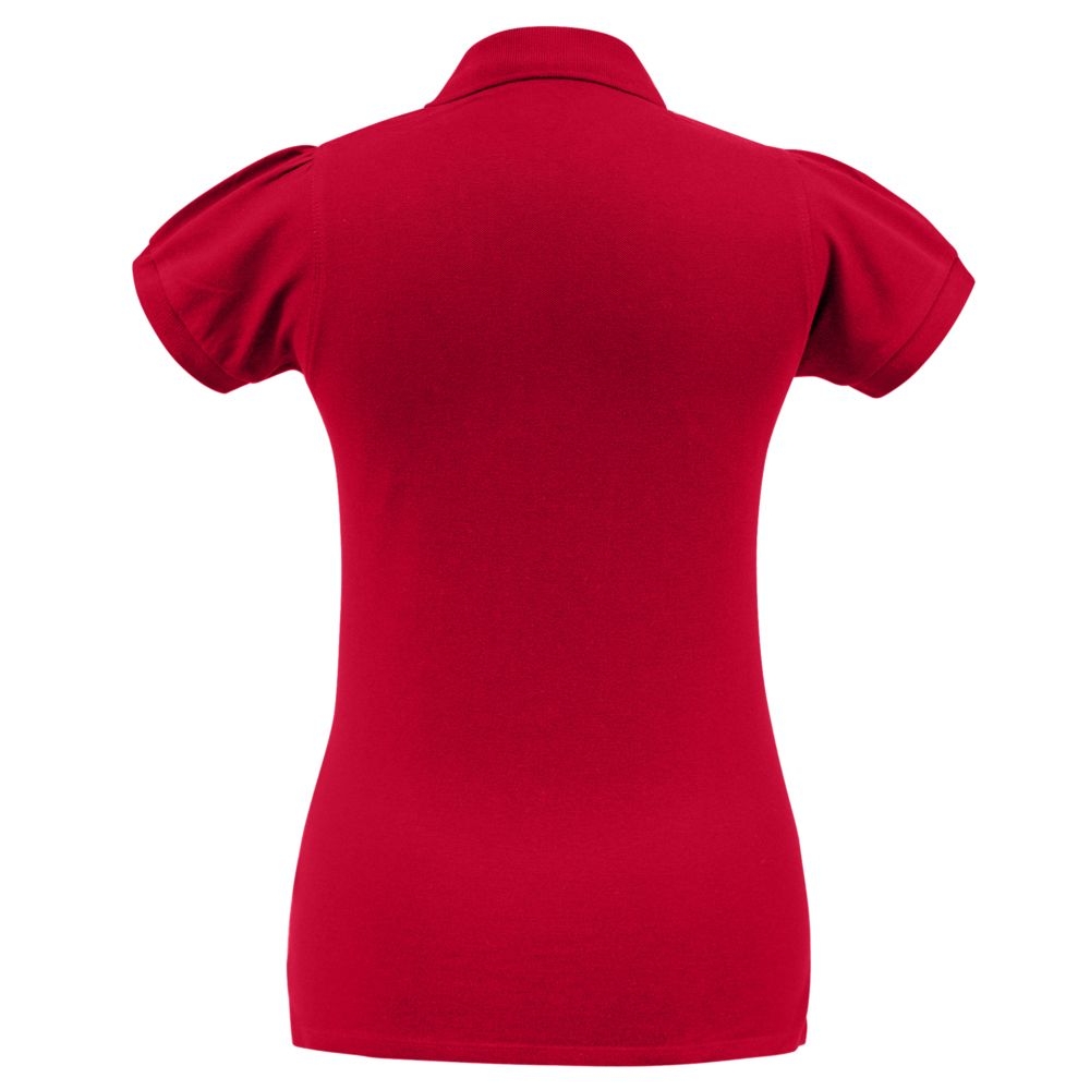 Рубашка поло женская Heavymill красная, красный, хлопок