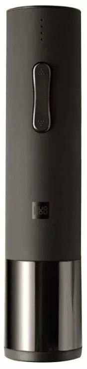 Электрический штопор HuoHou Electric Wine Bottle Opener, черный, черный, пластик; нержавеющая сталь