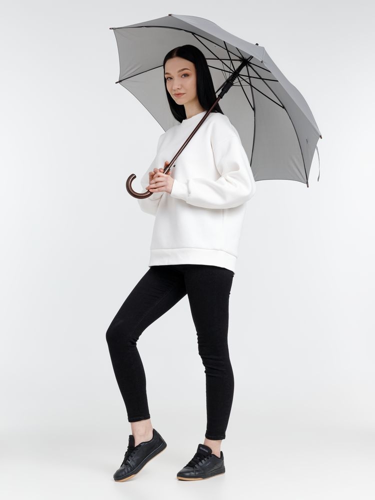 Зонт-трость Standard, серый, серый