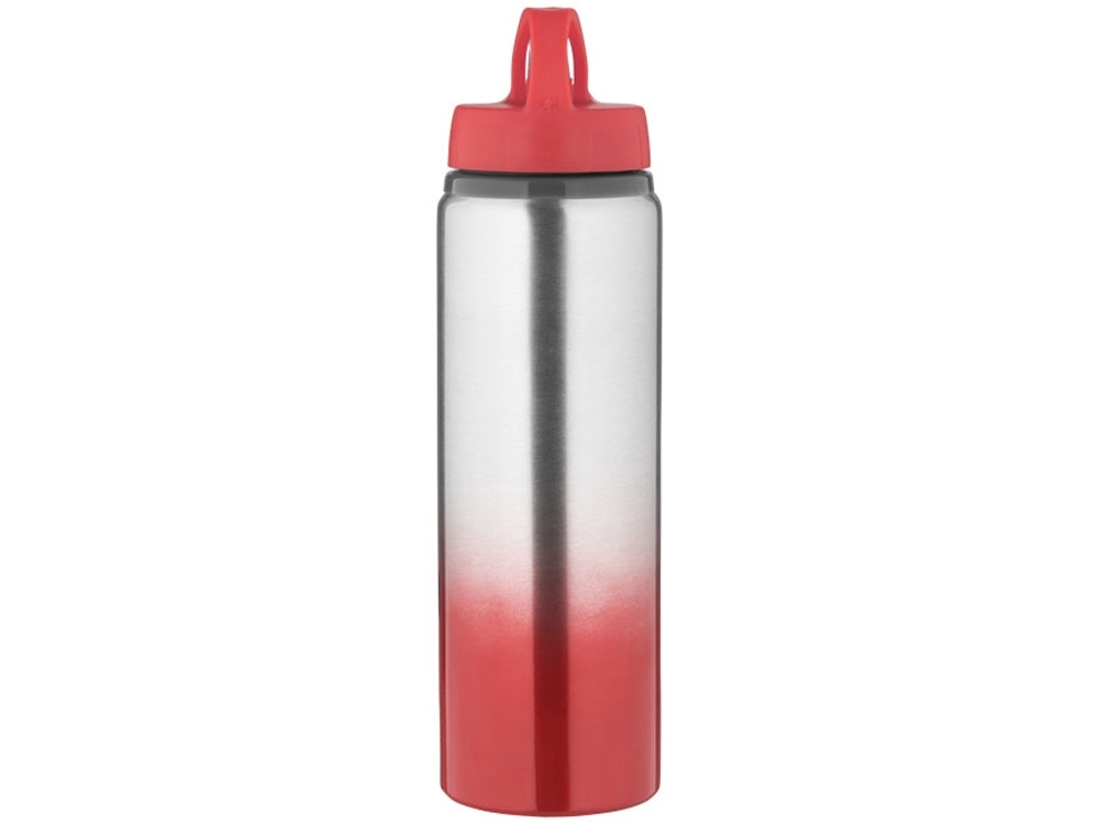 Бутылка «Gradient», красный, серебристый, алюминий