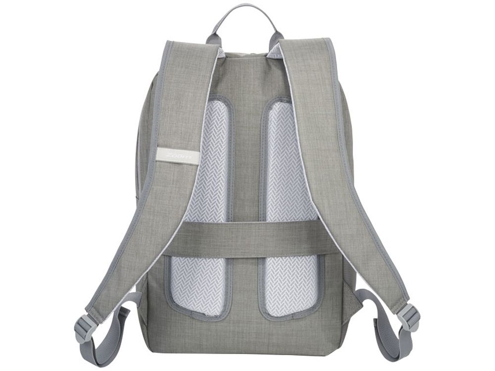Рюкзак «Zip» для ноутбука 15", серый, полиэстер
