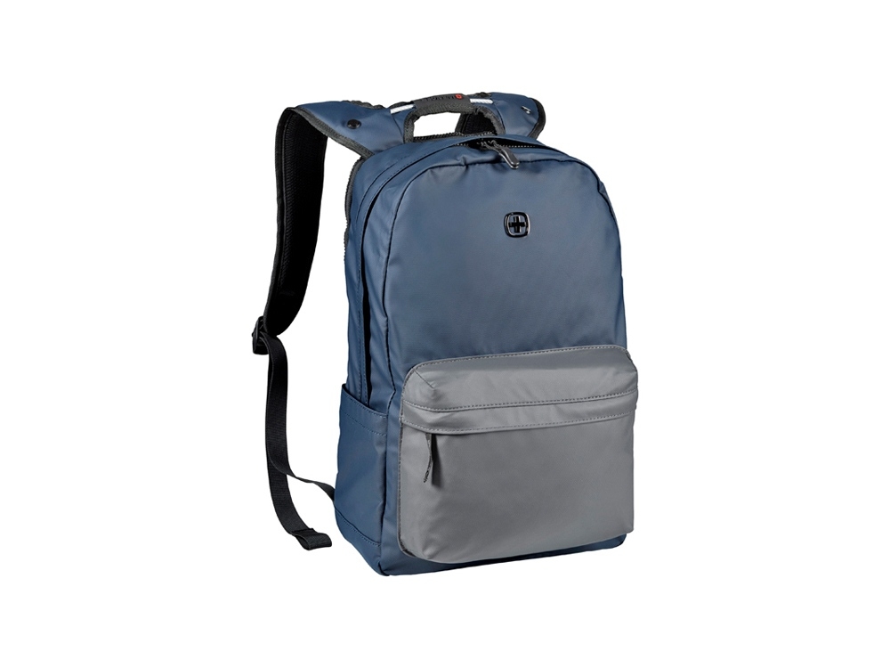Рюкзак с отделением для ноутбука 14" и с водоотталкивающим покрытием, серый, полиэстер