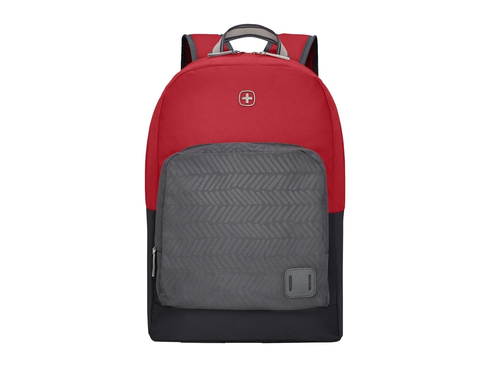 Рюкзак NEXT Crango с отделением для ноутбука 16", черный, красный, полиэстер