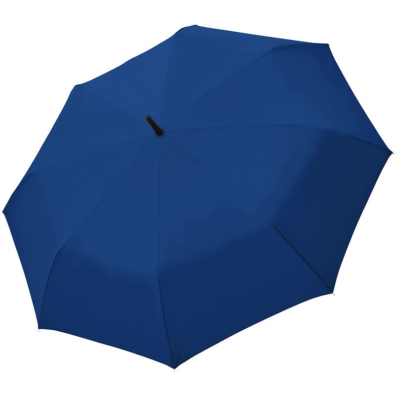 Зонт-трость Zero XXL, темно-синий, синий, купол - эпонж, фибергласс - спицы