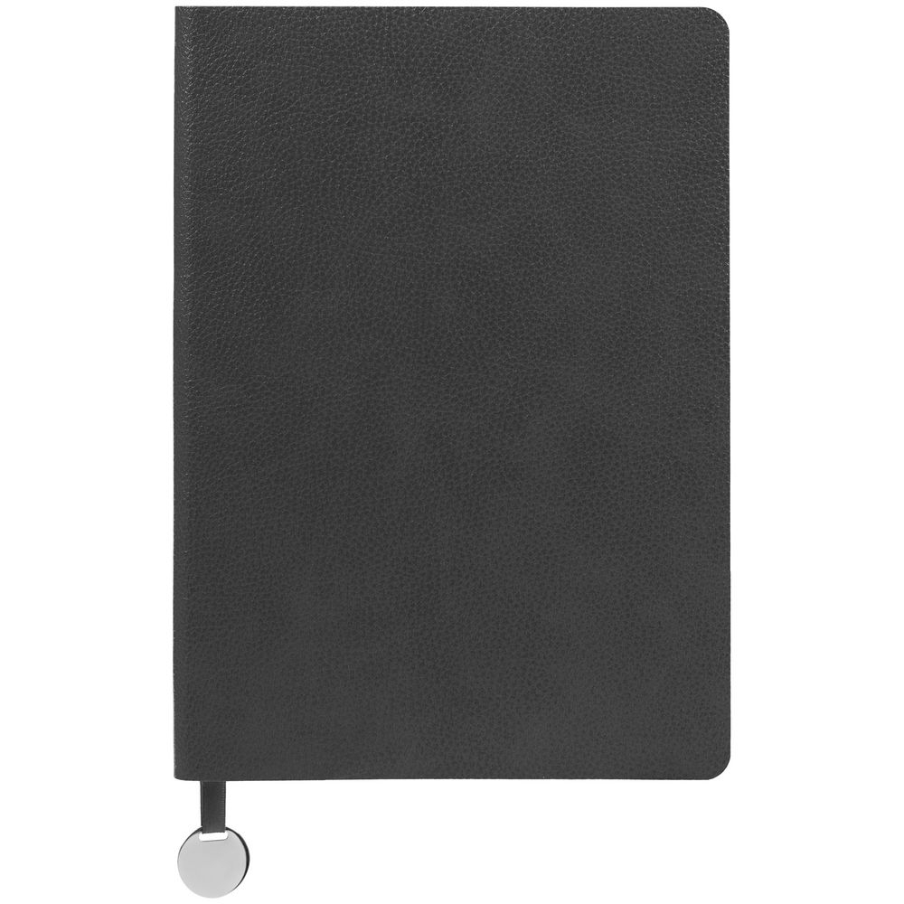 Ежедневник Lafite, недатированный, темно-серый, серый, искусственная кожа; шильд - металл