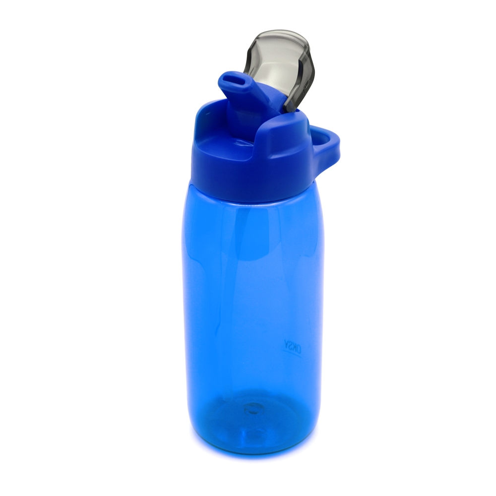 Пластиковая бутылка Lisso, синяя, синий