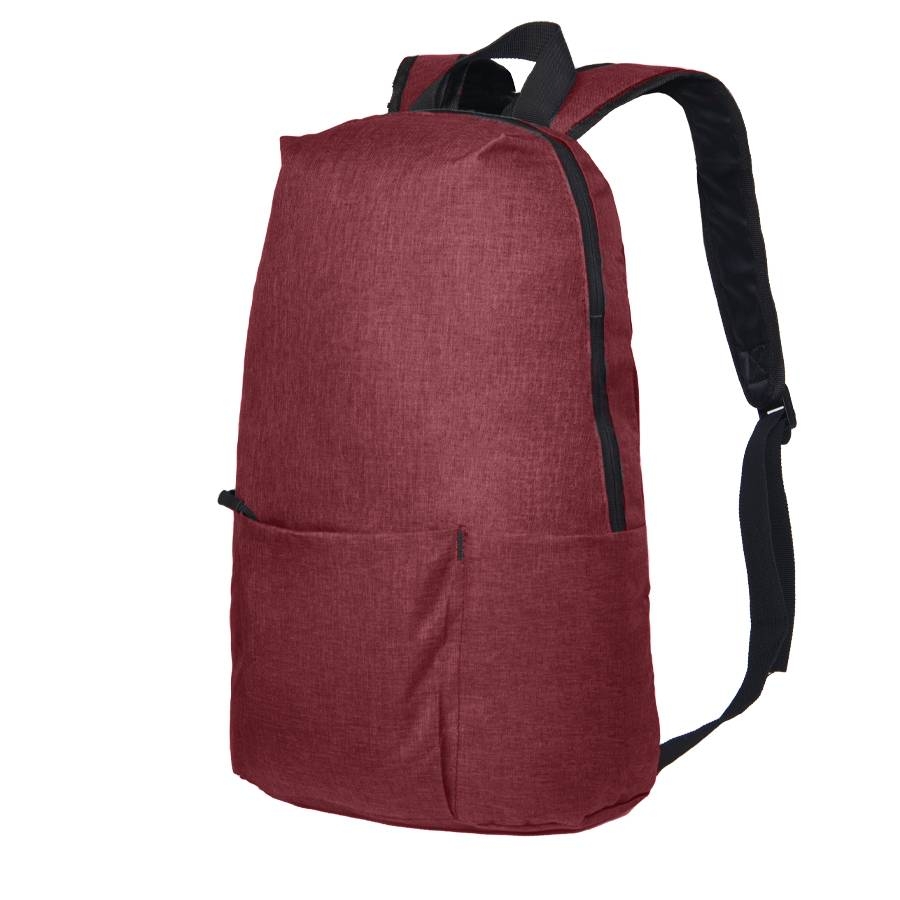 Рюкзак BASIC, бордовый меланж, 27x40x14 см, oxford 300D, красный, oxford 300d, 100% полиэстр