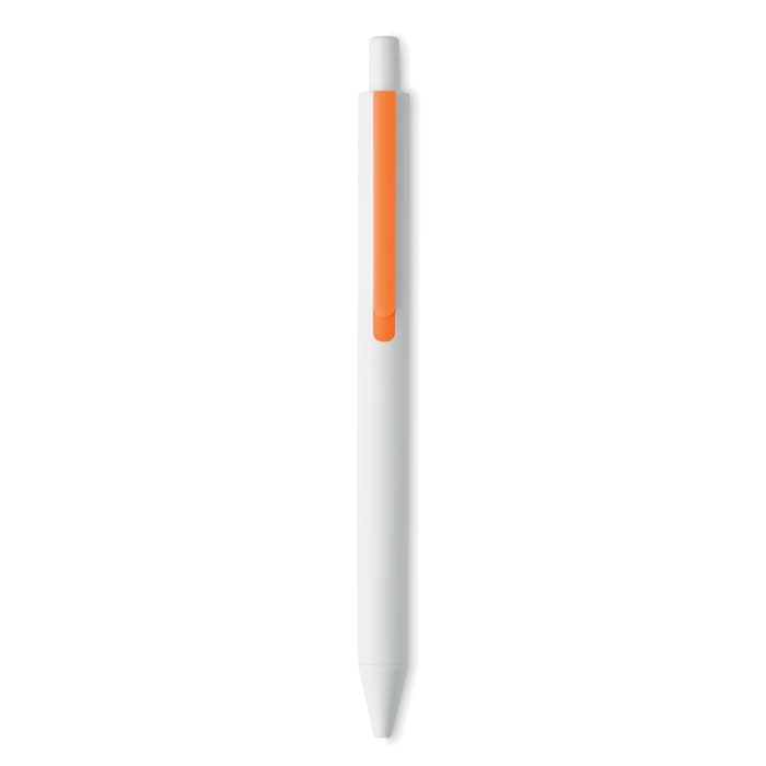 Ручка пластиковая, оранжевый, пластик
