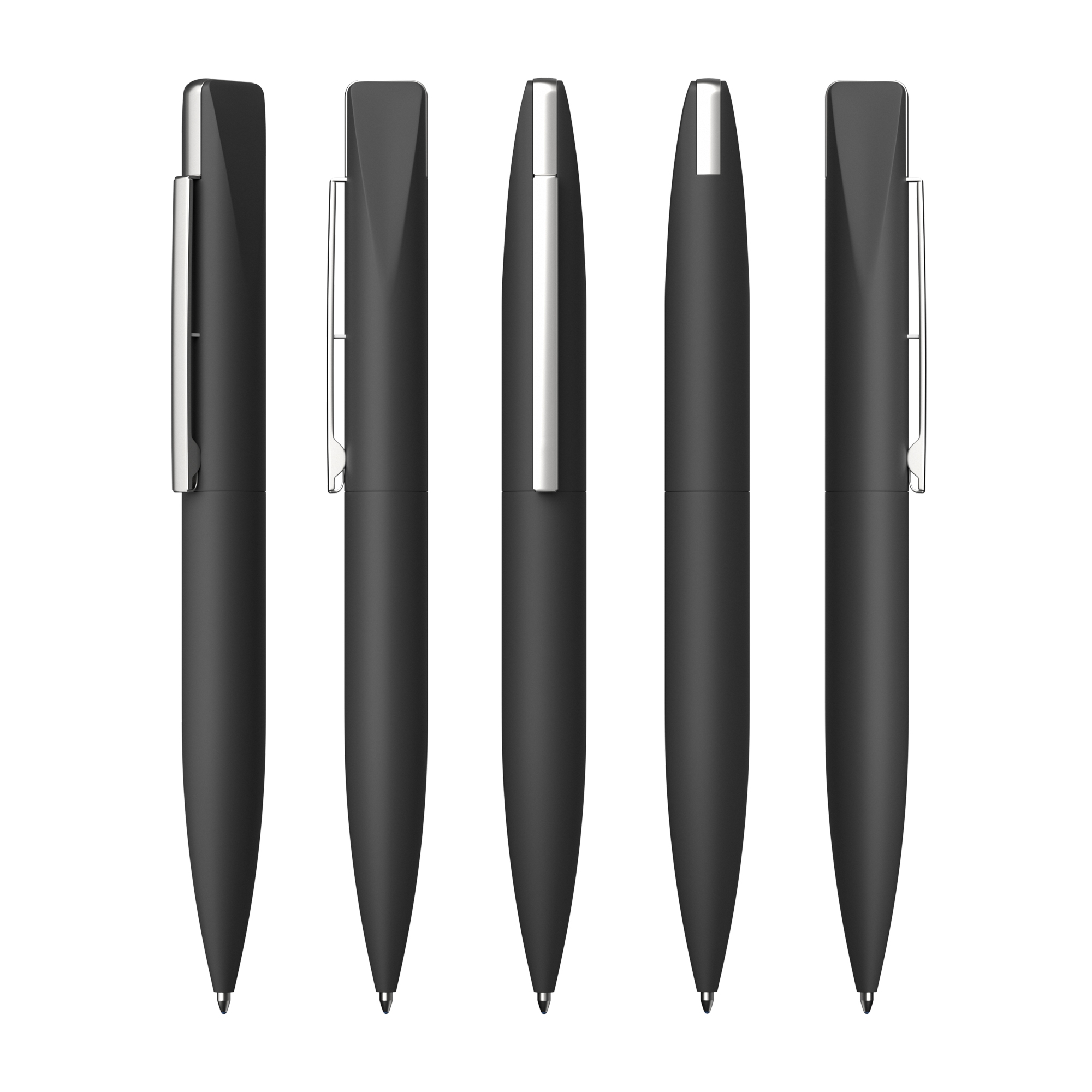 Ручка шариковая "Callisto" с флеш-картой 32Gb, покрытие soft touch, черный, металл/пластик/soft touch