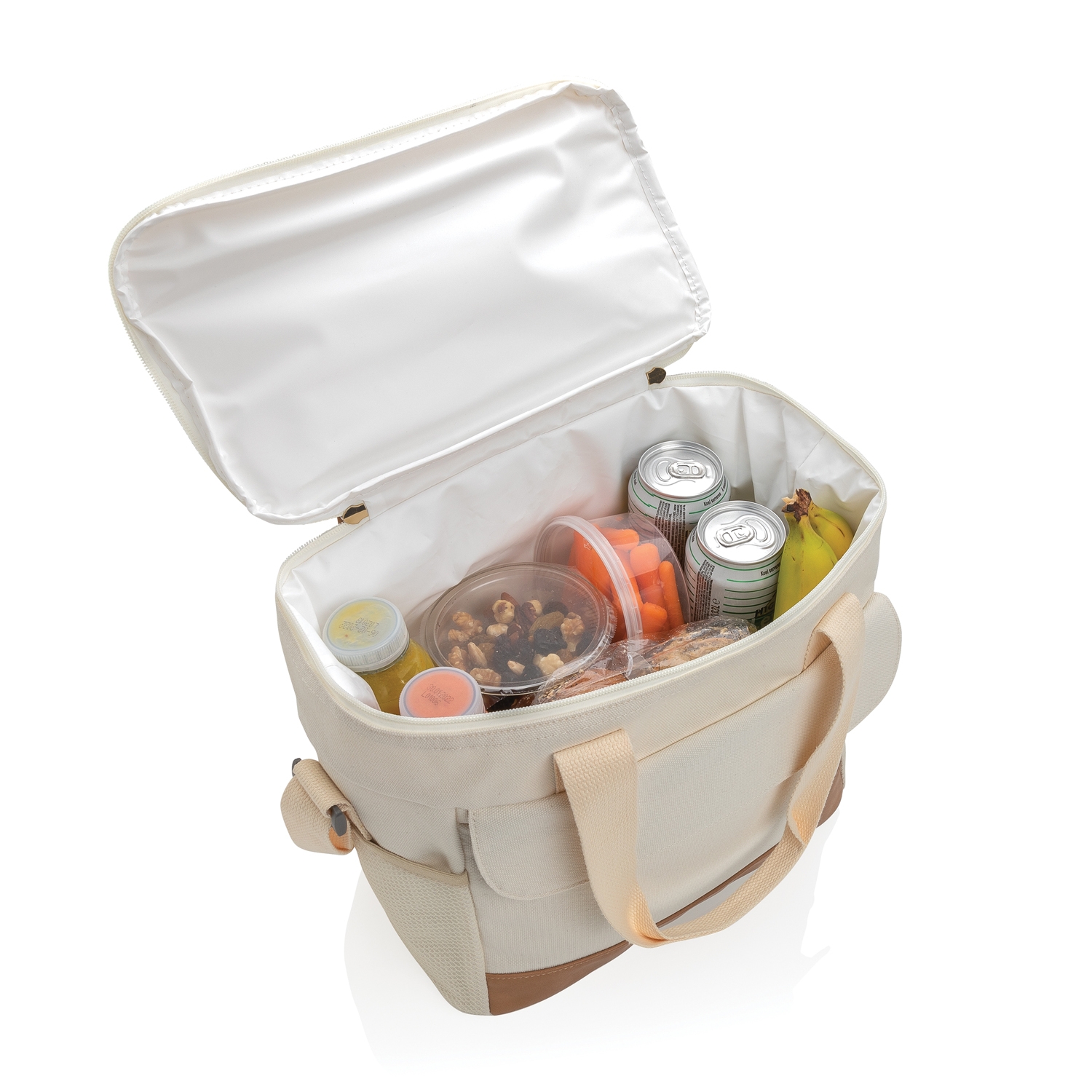 Большая сумка-холодильник Impact из переработанного канваса AWARE™, переработанный хлопок; peva