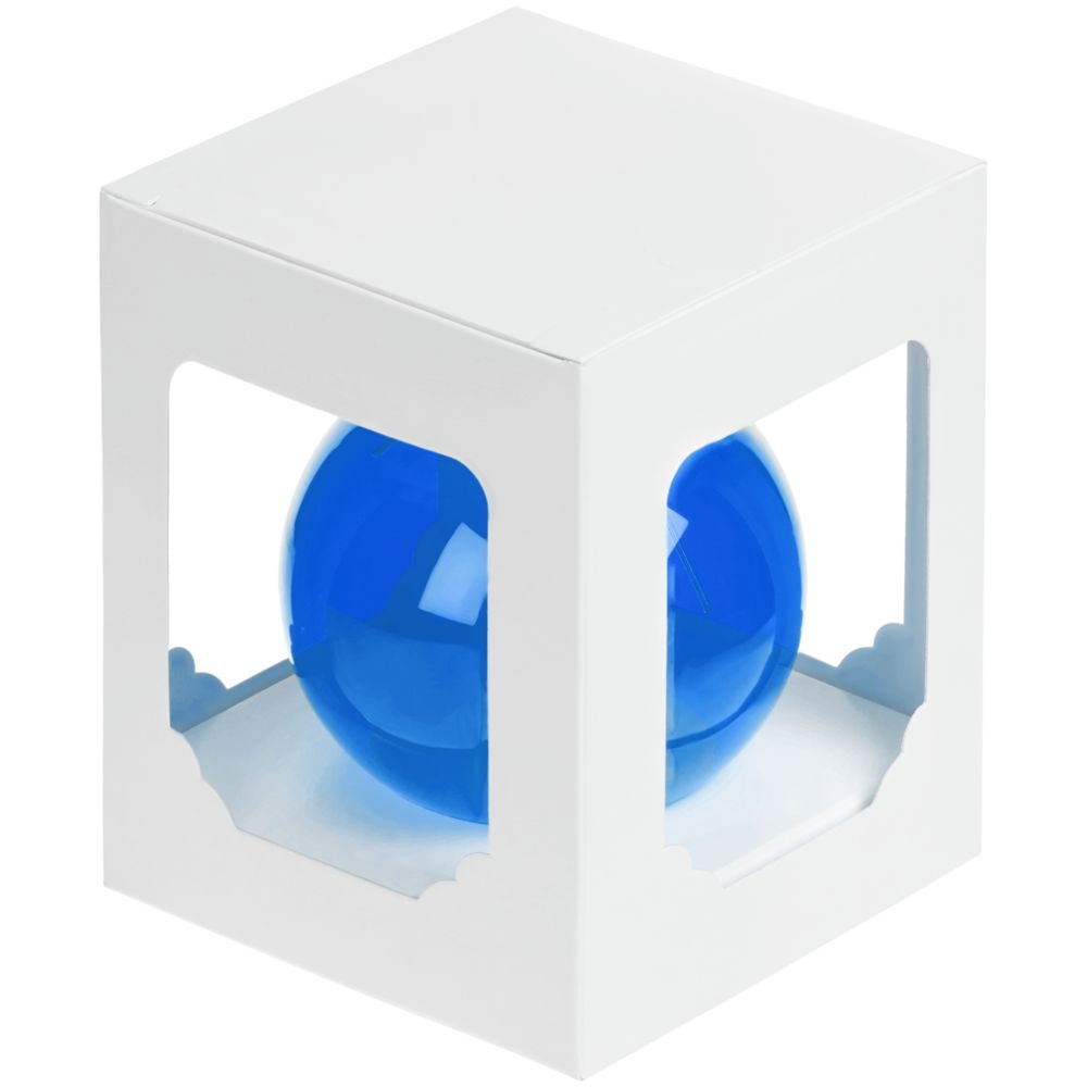 Елочный шар Gala Night в коробке, синий, 6 см, синий, шар - стекло; коробка - картон