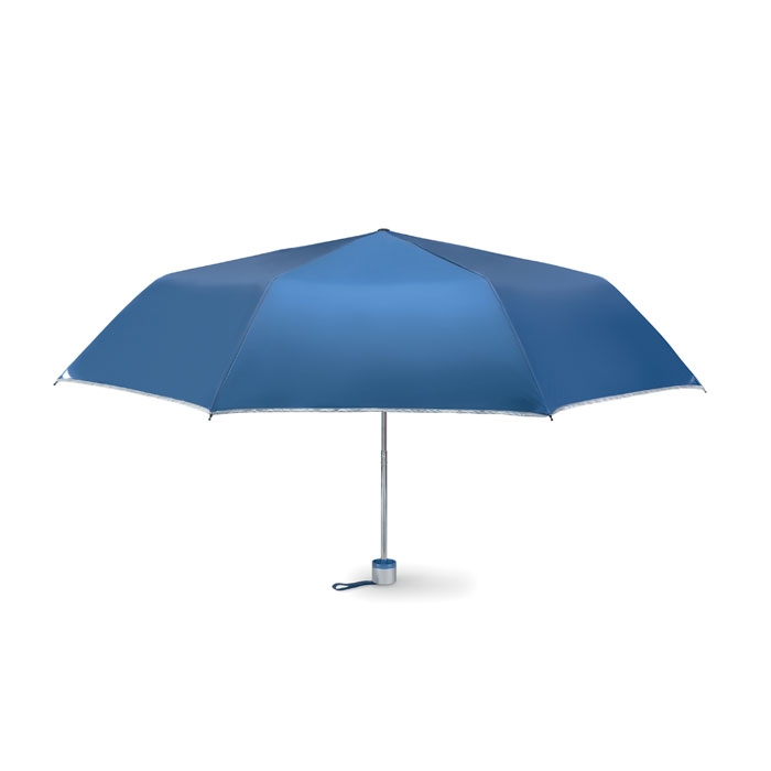 Зонт складной, синий, полиэстер