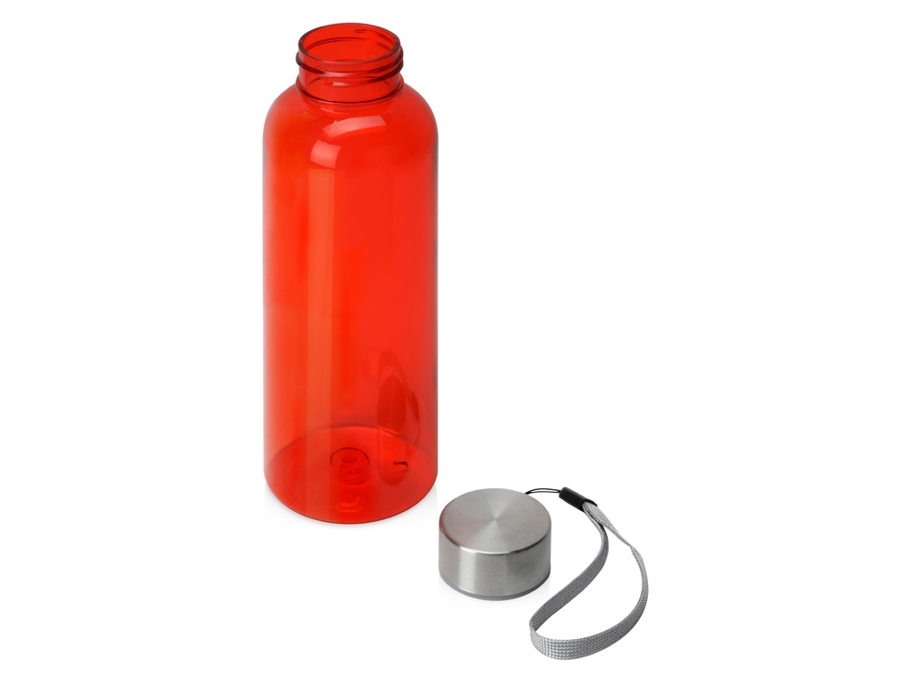 Бутылка для воды из rPET «Kato», 500мл, красный, пэт (полиэтилентерефталат)