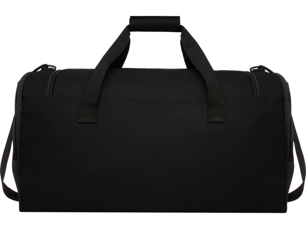 Спортивная сумка «Retrend» из переработанного ПЭТ, черный, полиэстер