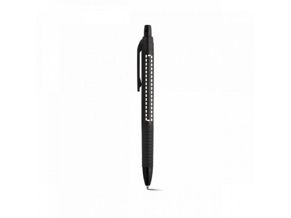 Шариковая ручка с металлической отделкой «CURL», серебристый, пластик