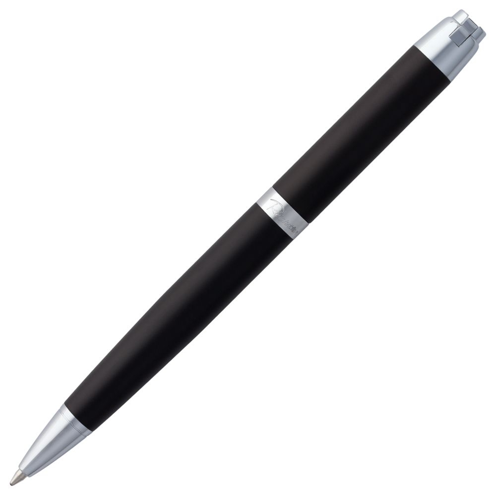 Ручка шариковая Razzo Chrome, черная, черный, металл