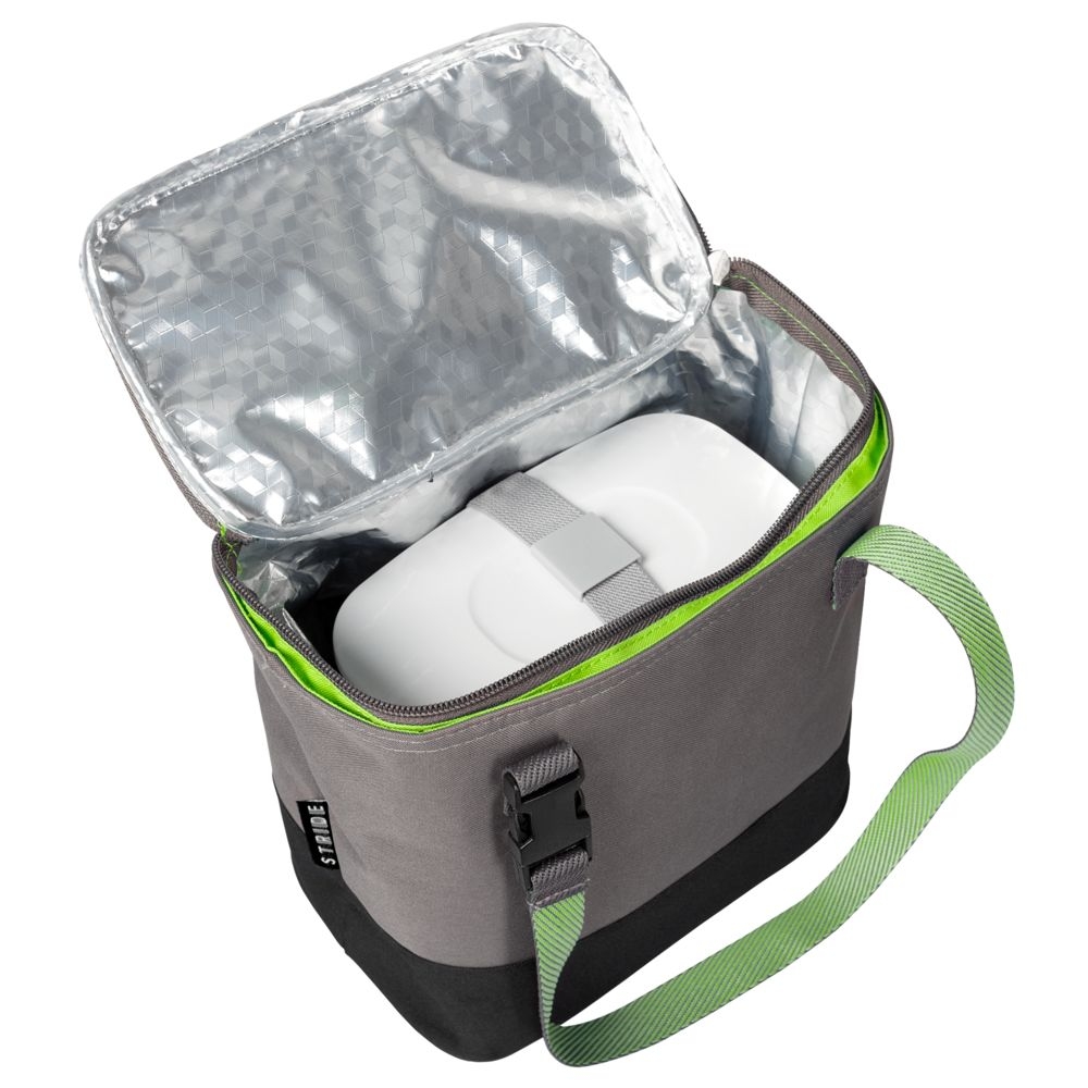 Набор ланчбоксов в термосумке Takk Mamma, зеленый, зеленый, ланчбоксы, приборы - пластик; сумка - полиэстер, термоизоляция