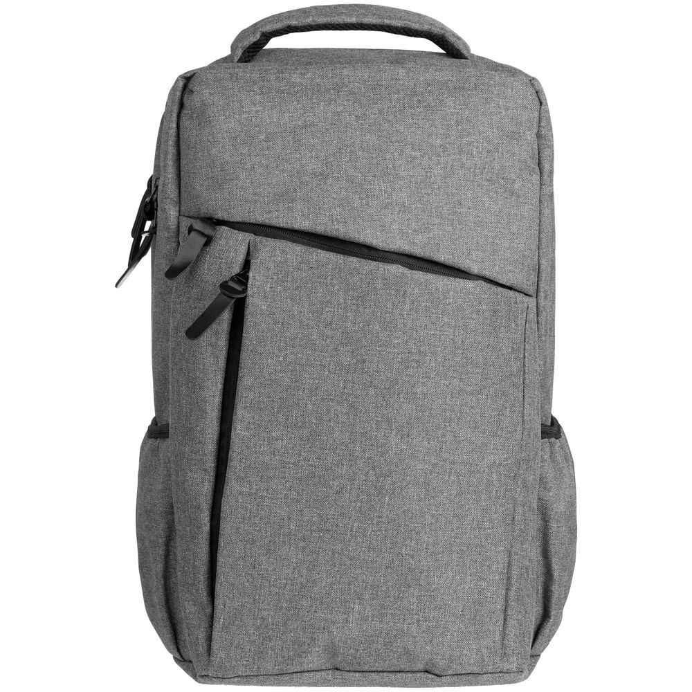 Рюкзак для ноутбука The First XL, серый, серый, полиэстер