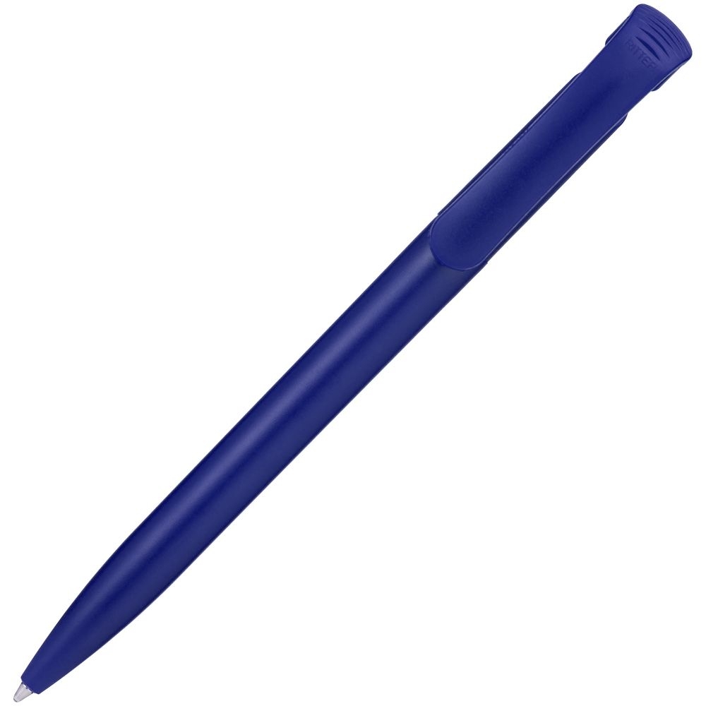 Ручка шариковая Clear Solid, синяя, синий, пластик