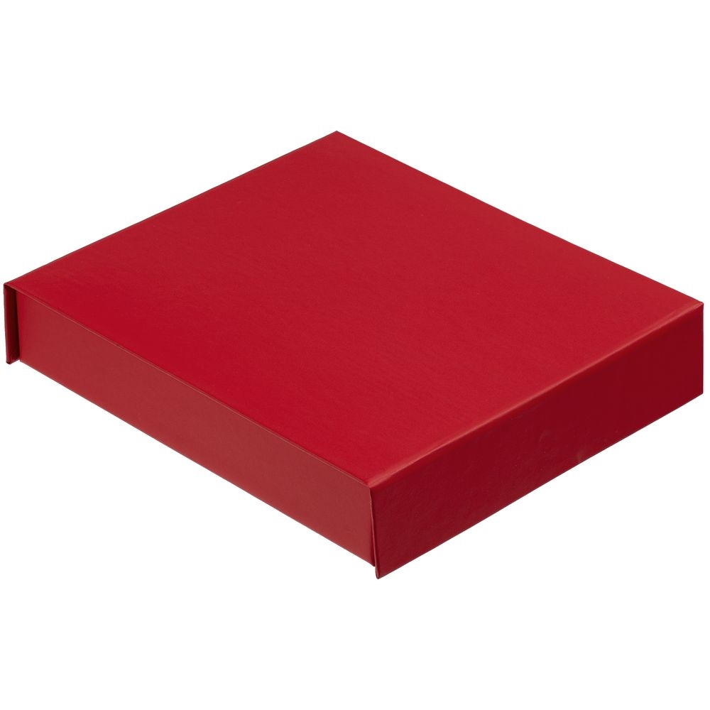 Коробка Latern для аккумулятора 5000 мАч и флешки, красная, красный, переплетный картон; покрытие софт-тач