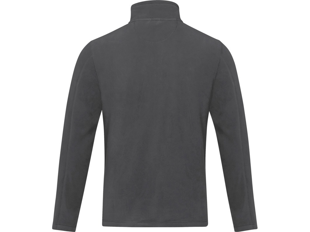 Куртка флисовая «Amber» мужская из переработанных материалов, серый, полиэстер
