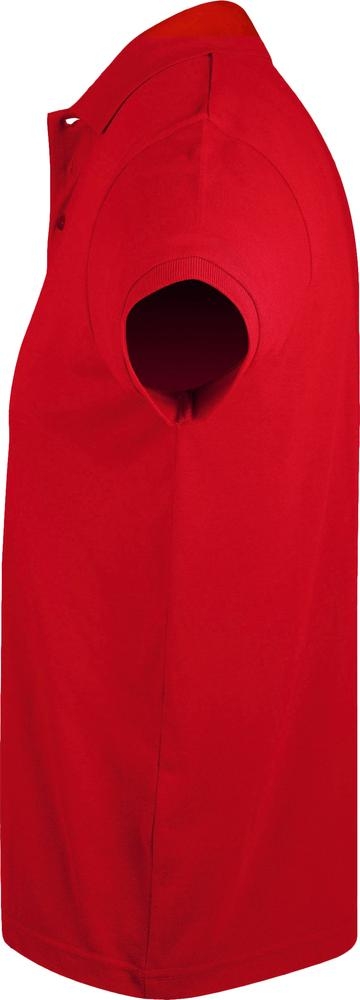 Рубашка поло мужская Prime Men 200 красная, красный, полиэстер 65%; хлопок 35%, плотность 200 г/м²; пике