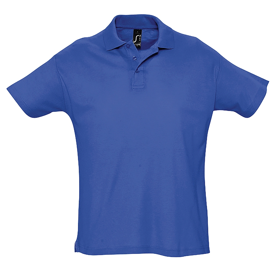 Рубашка поло мужская SUMMER II, ярко-синий, XS, 100% хлопок, 170 г/м2, синий, гребенной хлопок 100%, плотность 170 г/м2, пике