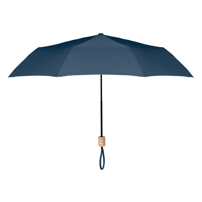 Зонт складной, синий, rpet