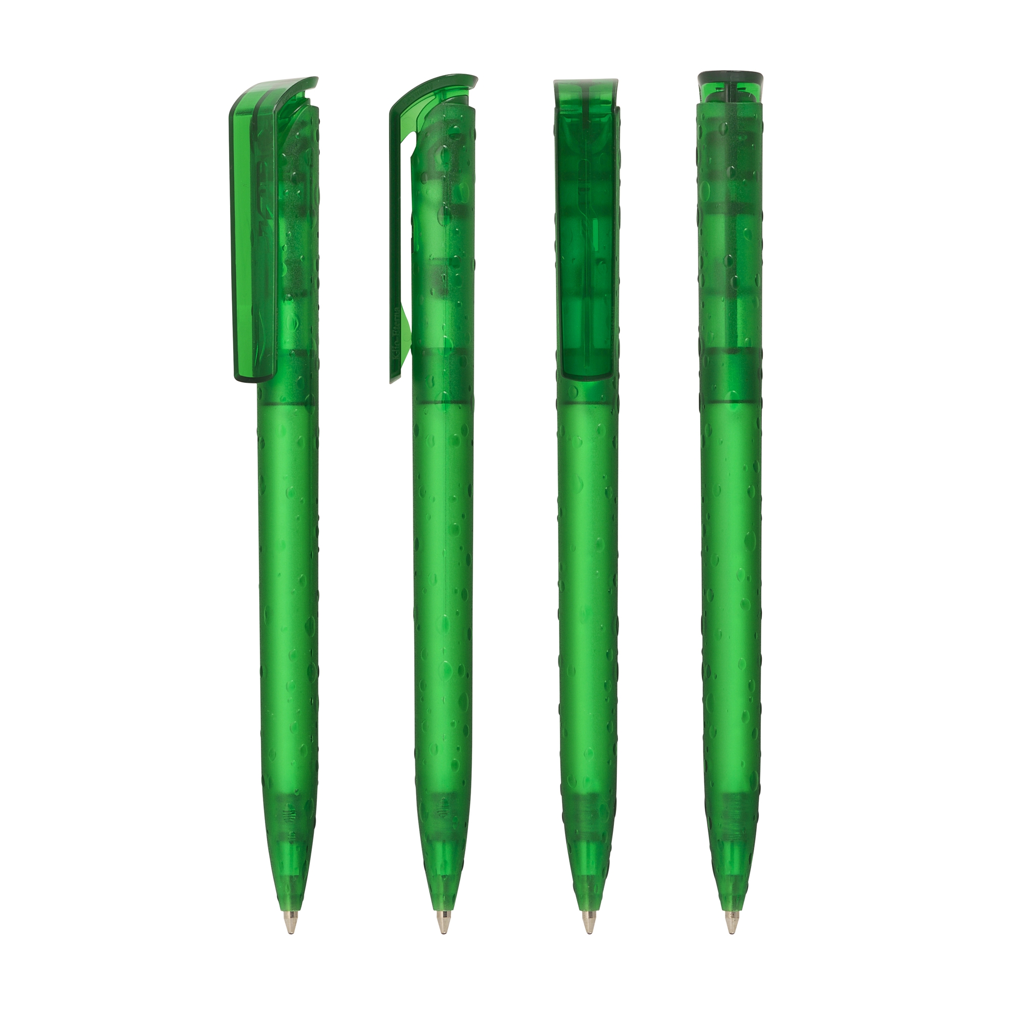 Ручка шариковая RAIN, зеленый, пластик