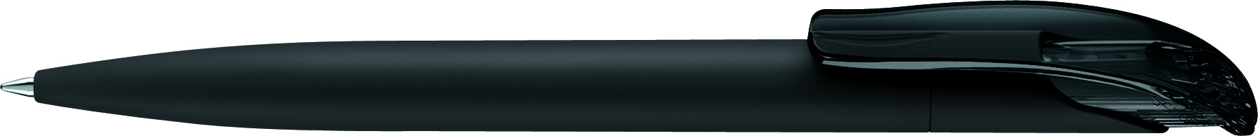  2737 ШР Challenger Soft Touch clip clear черный black, черный, пластик