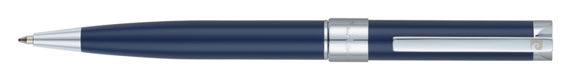 Ручка шариковая Pierre Cardin GAMME Classic. Цвет - синий. Упаковка Е, синий, латунь, нержавеющая сталь