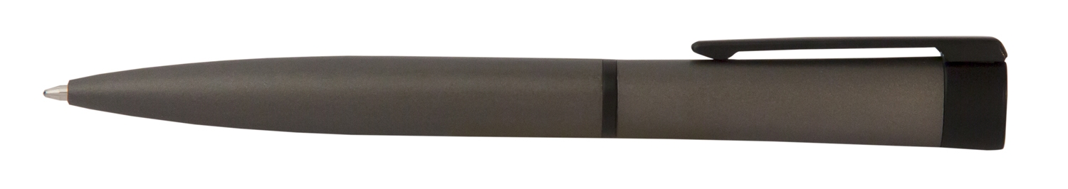 Ручка шариковая Pierre Cardin ACTUEL. Цвет - серый матовый. Упаковка Е-3, пластик и алюминий, металл