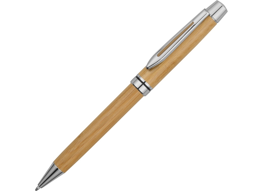Ручка шариковая «Jakarta» из бамбука, коричневый, металл, бамбук