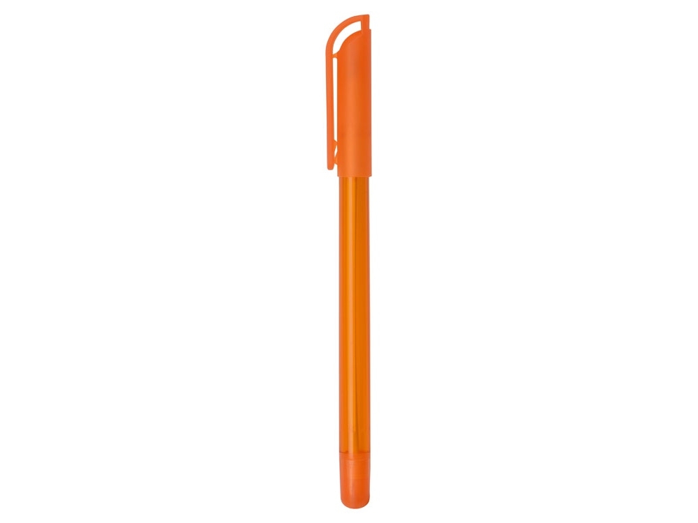 Ручка шариковая пластиковая «Delta» из переработанных контейнеров, оранжевый, пластик