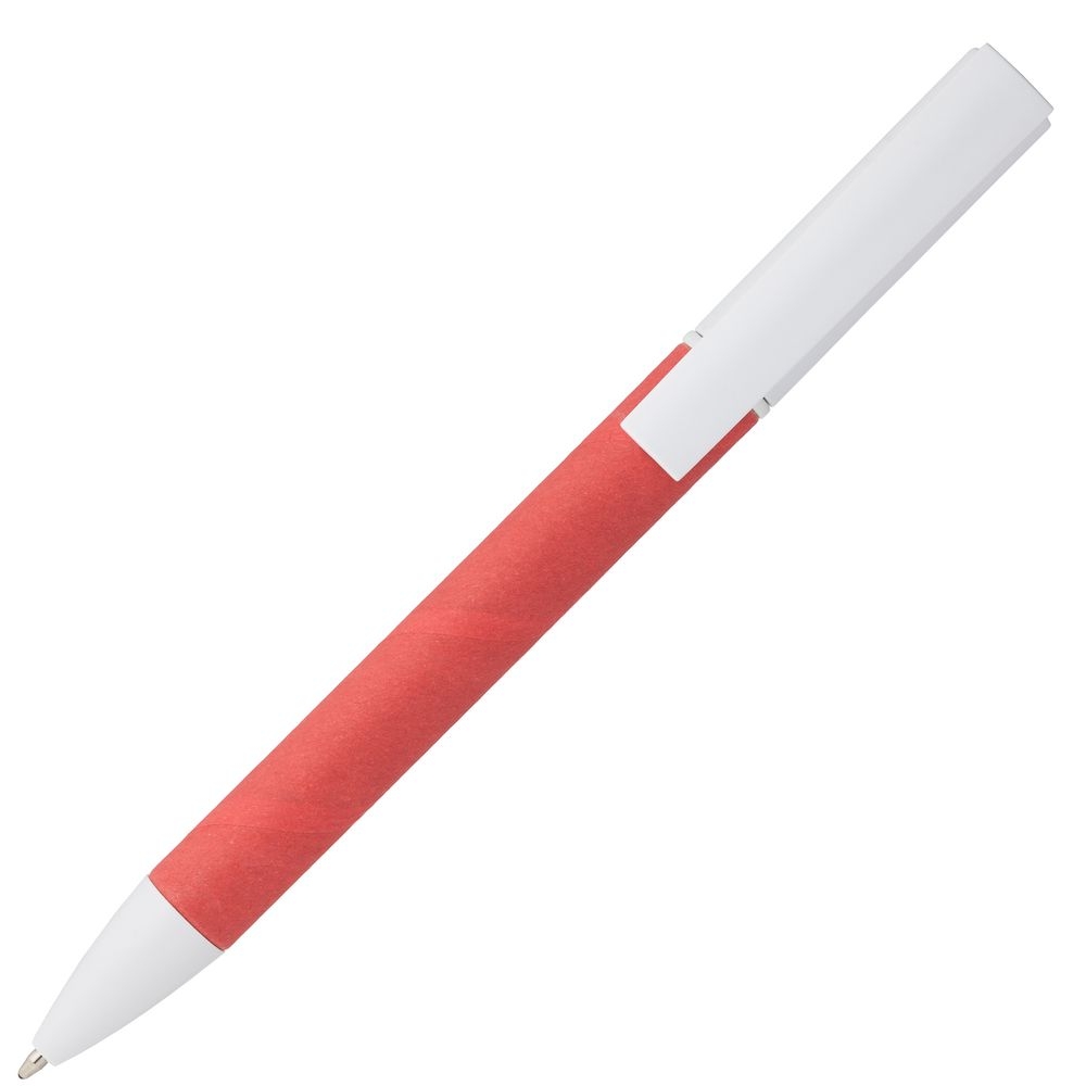 Ручка шариковая Pinokio, красная, красный, пластик, картон