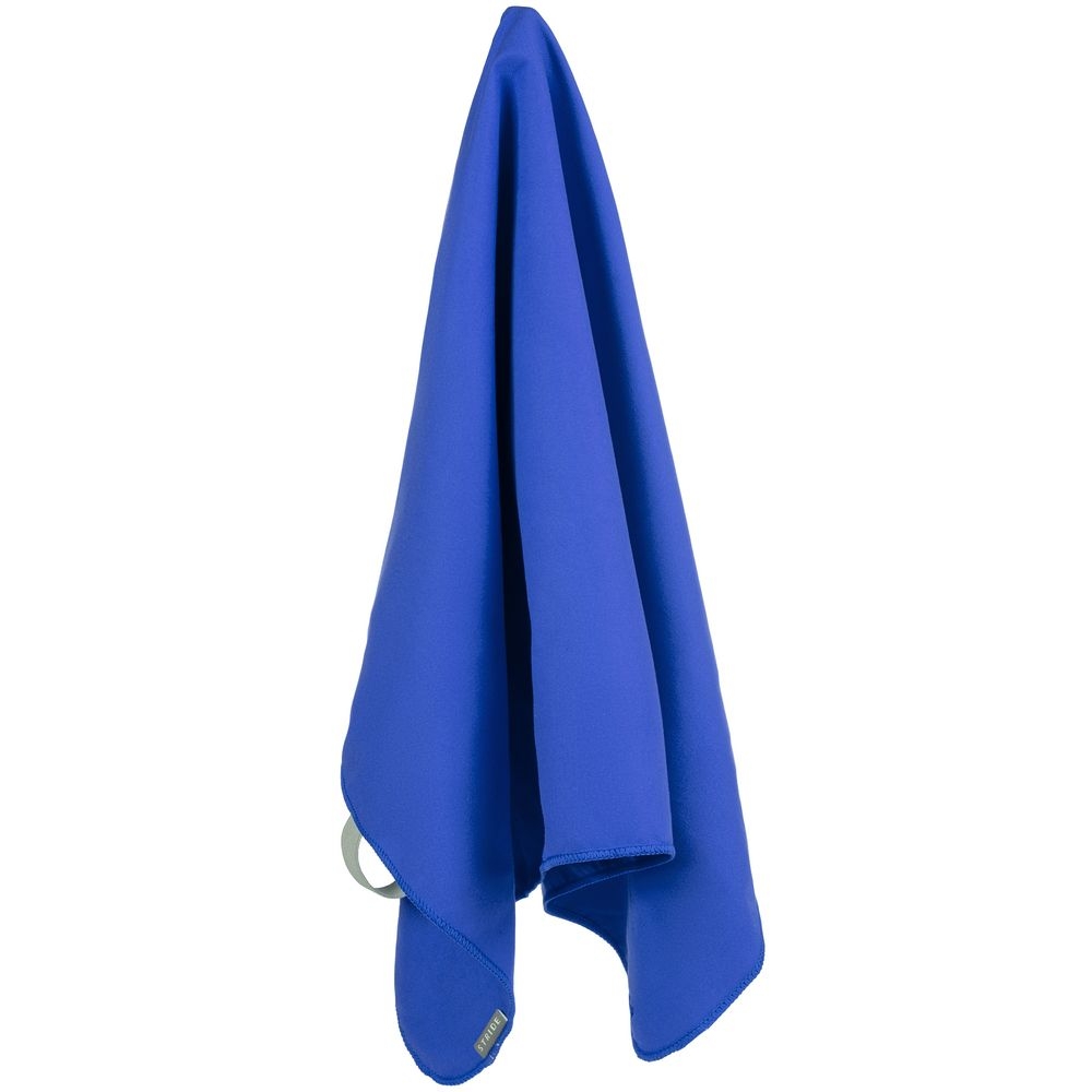 Спортивное полотенце Vigo Small, синее, синий, 90%; нейлон, 10%; микрофибра, сумка - эва; полиэстер