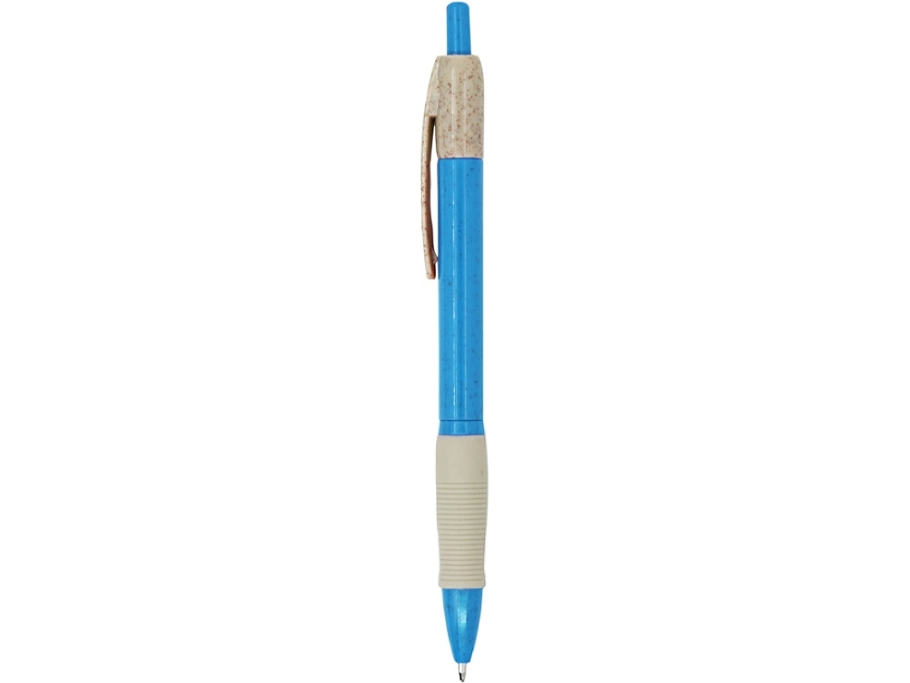 Ручка шариковая из пшеничного волокна HANA, голубой, пластик, растительные волокна