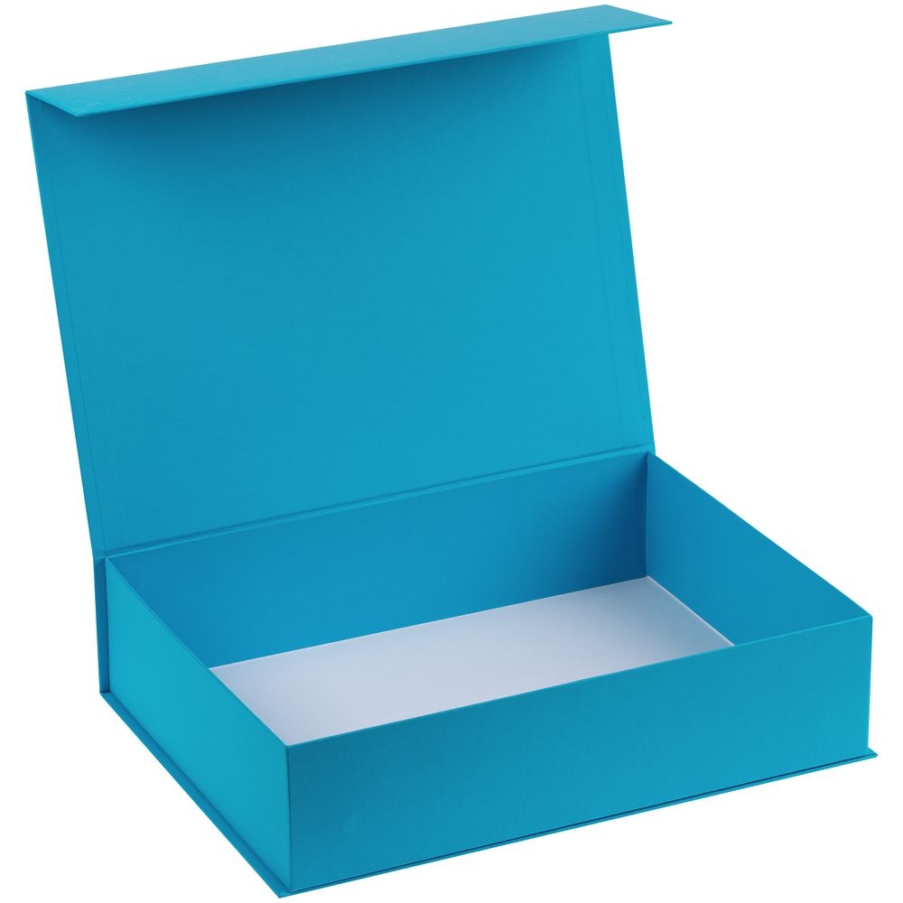 Коробка Koffer, голубая, голубой, картон