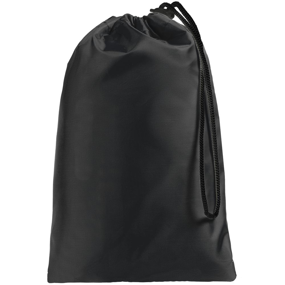 Дождевик с карманами «Плащ, плащ», черный, черный, полиэстер 100%, плотность 60 г/м²; таффета