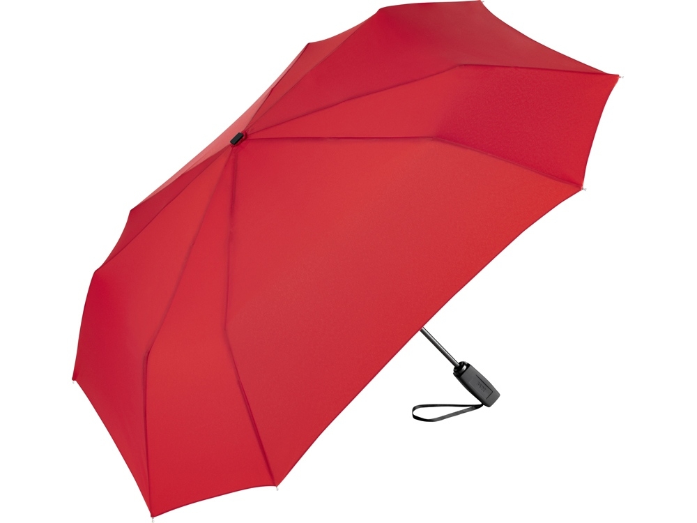 Зонт складной с квадратным куполом «Square» полуавтомат, красный, полиэстер