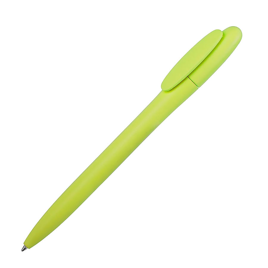 Ручка шариковая BAY, зеленое яблоко, непрозрачный пластик, зеленый, пластик