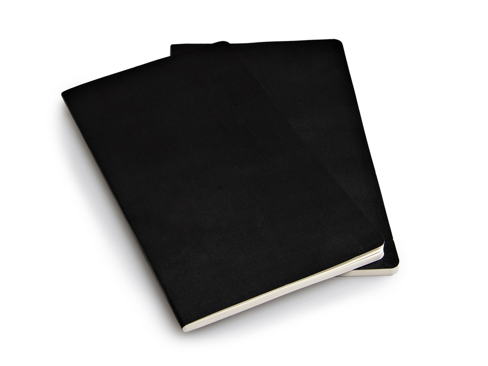 Набор записных книжек А5 Volant (в линейку), черный, полипропилен