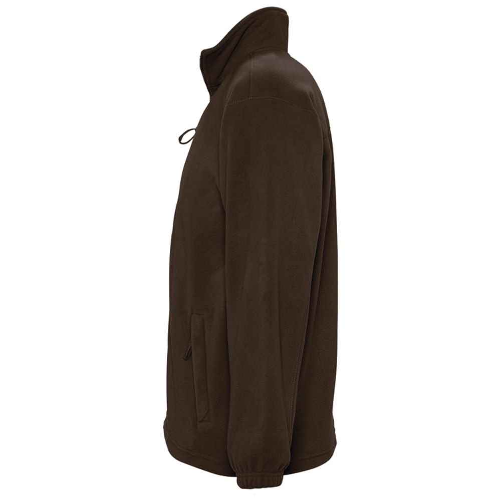 Куртка мужская North 300, коричневая, коричневый, полиэстер 100%, плотность 300 г/м²; флис