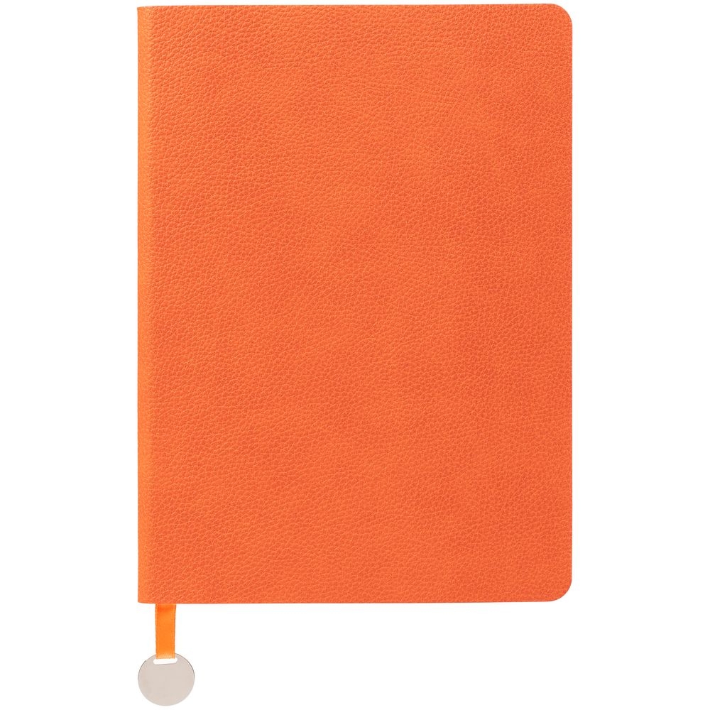 Ежедневник Lafite, недатированный, оранжевый, оранжевый, металл, кожзам