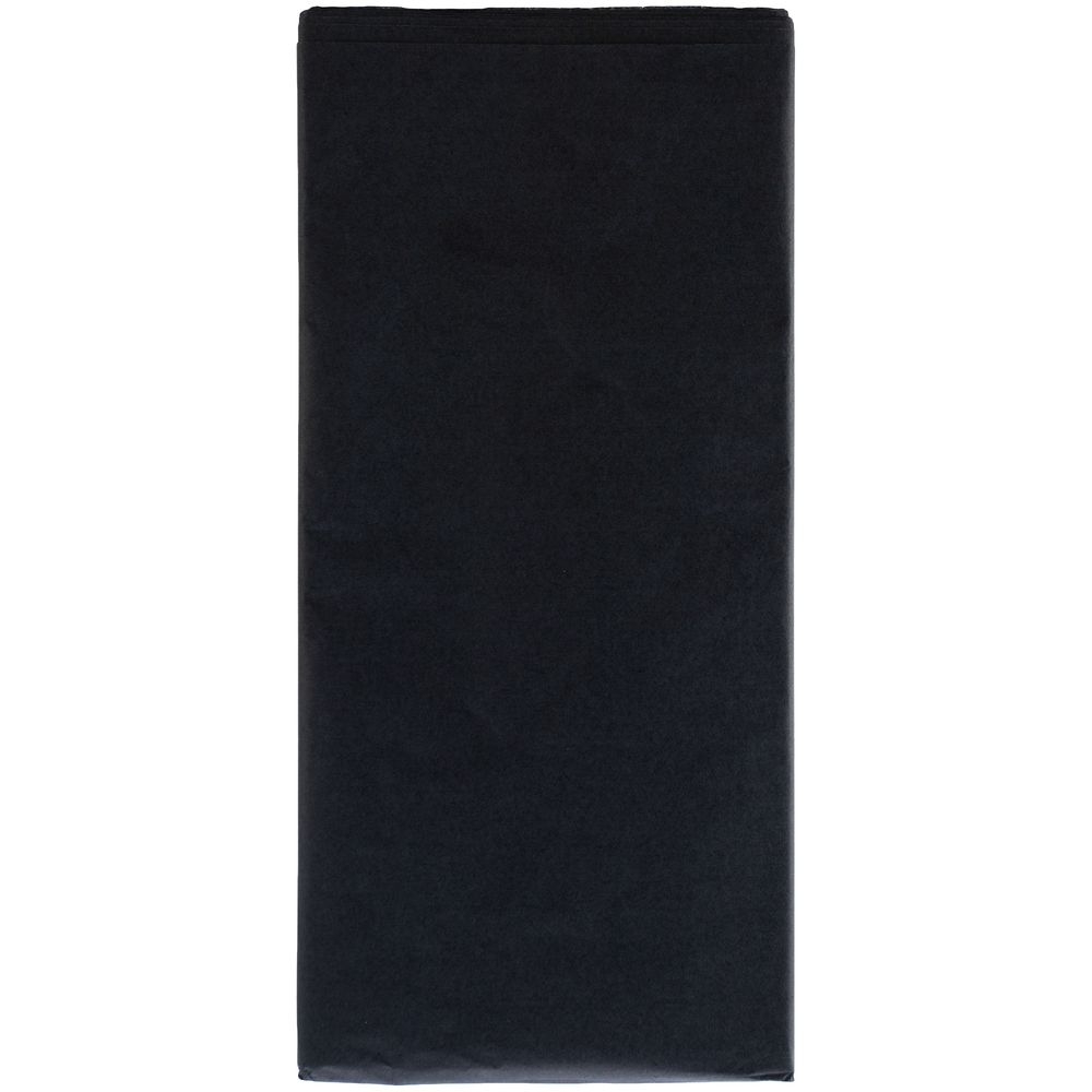 Декоративная упаковочная бумага Tissue, черная, черный