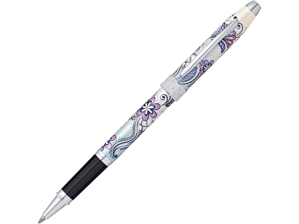Ручка-роллер «Botanica», фиолетовый, серебристый, металл