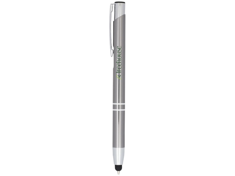Ручка-стилус металлическая шариковая «Moneta» с анодированным покрытием, бронзовый, алюминий