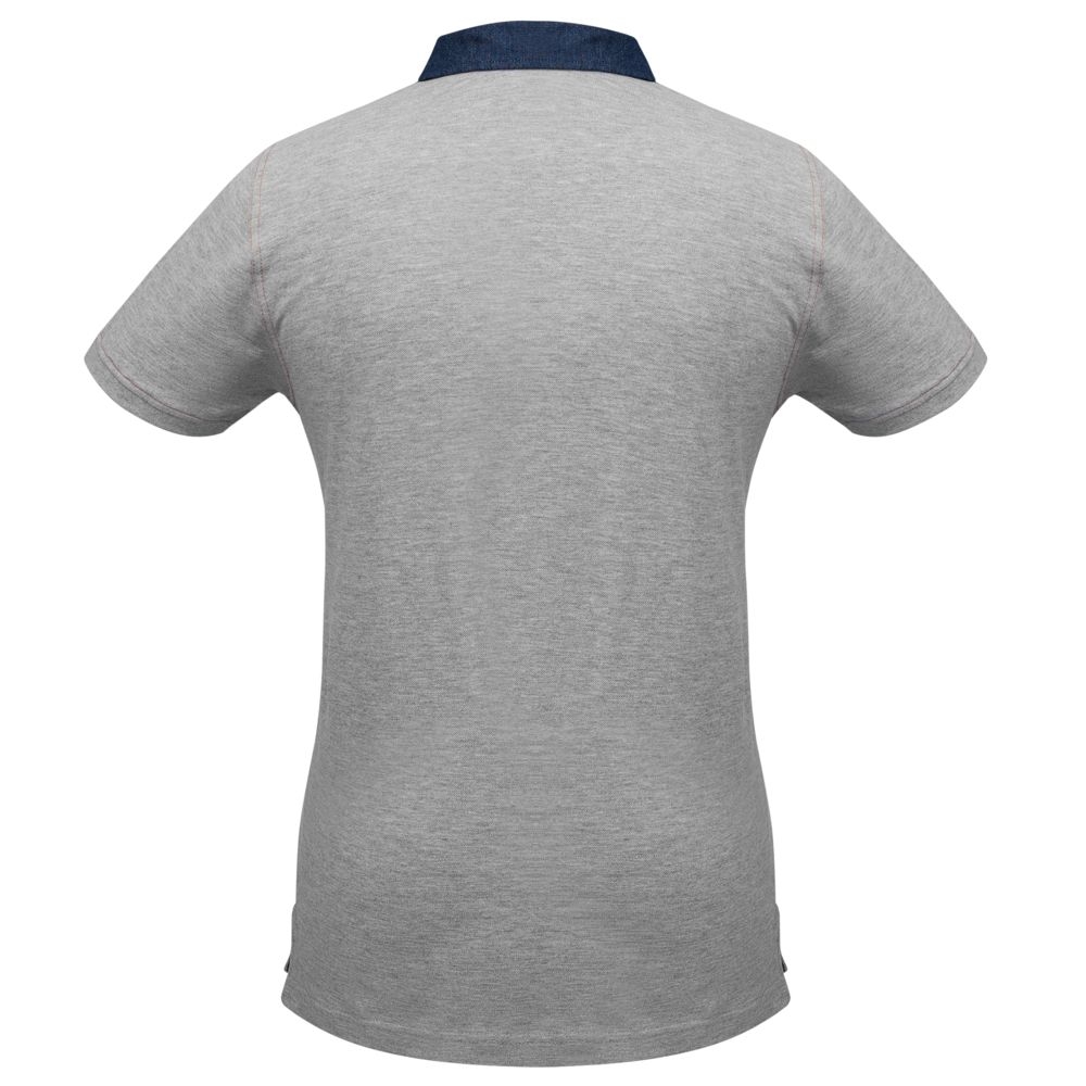 Рубашка поло мужская DNM Forward серый меланж, серый, хлопок