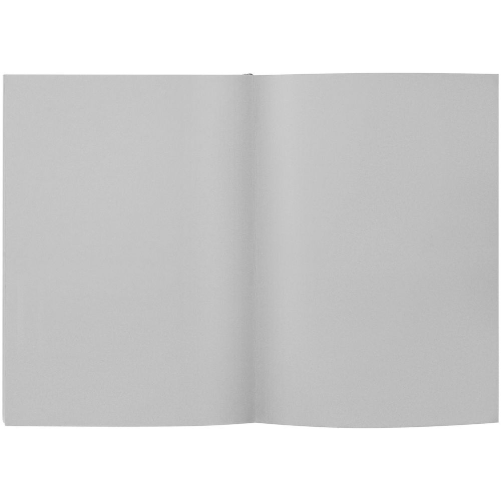 Ежедневник Flat Maxi, недатированный, серый, серый, soft touch