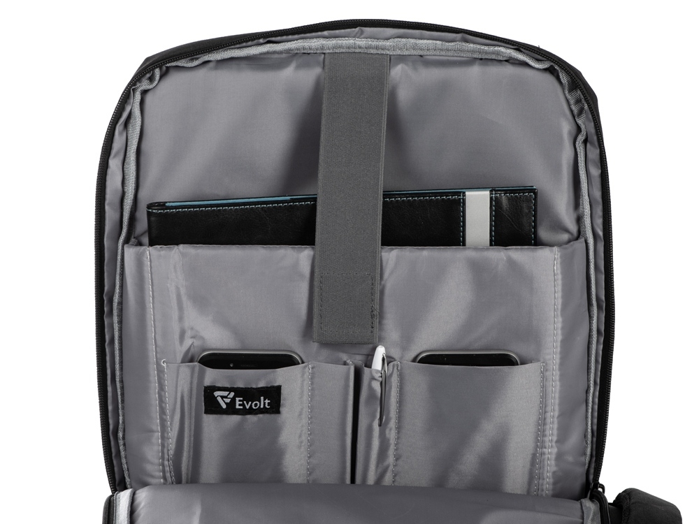 Рюкзак-трансформер «Volume» для ноутбука 15'', черный, полиэстер